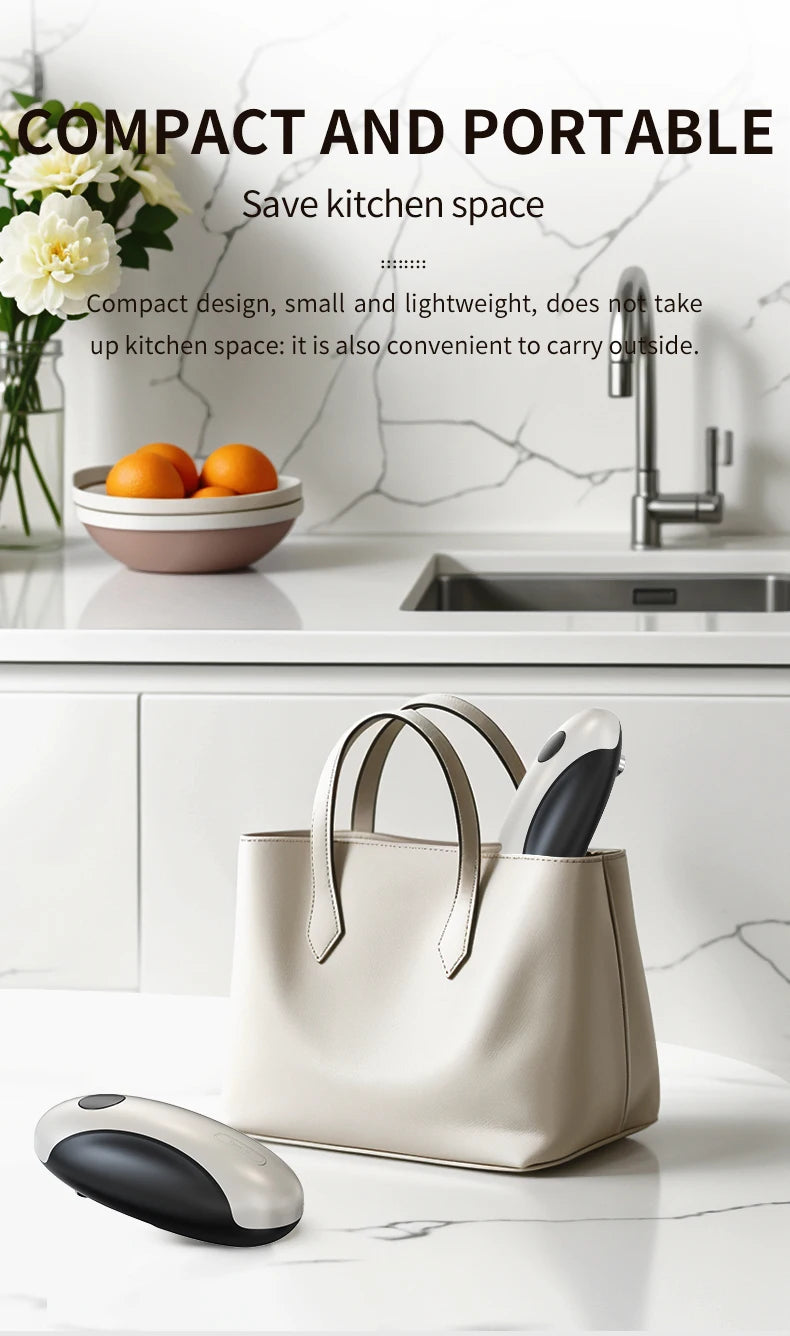 Effortless Edge  Automatic Can Opener with USB Charging