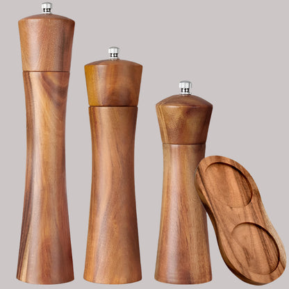 AcaciaSpice  Adjustable Wooden Salt & Pepper Mill