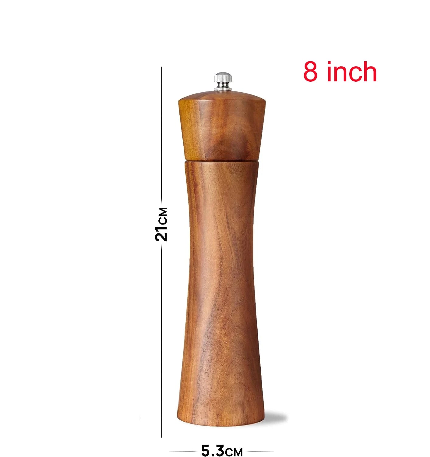 AcaciaSpice  Adjustable Wooden Salt & Pepper Mill