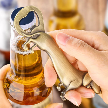 Artisan Dachshund Bar Tool – Quirky Bottle Opener