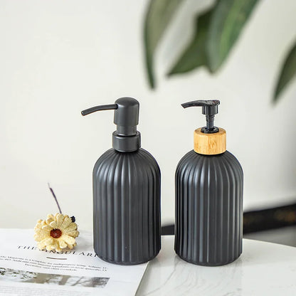 CrystalPour Luxury Glass Soap & Lotion Dispenser