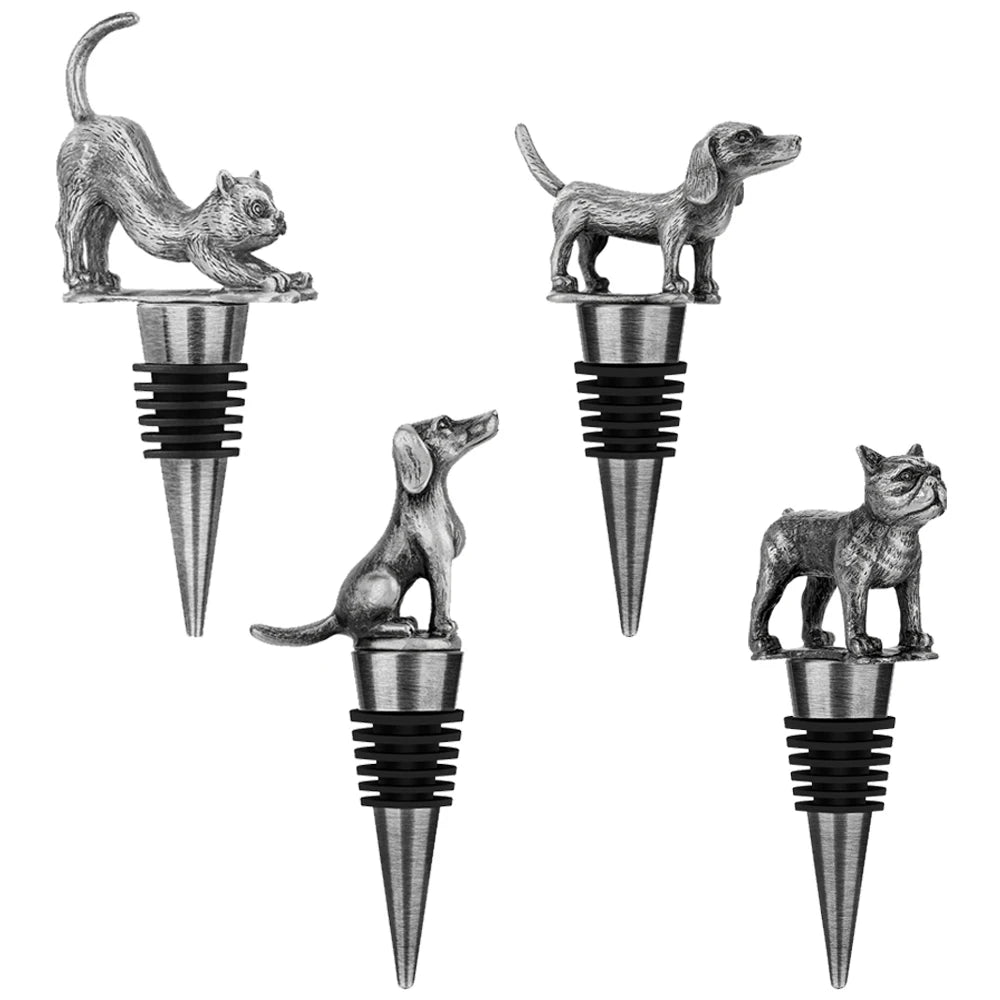 Paws & Pour  Luxury Pet Bottle Stoppers for Wine Lovers