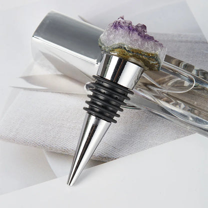 The Gem Stopper Irregular Quartz Crystal Wine Cork for Bars & Gifts