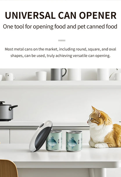 Effortless Edge  Automatic Can Opener with USB Charging