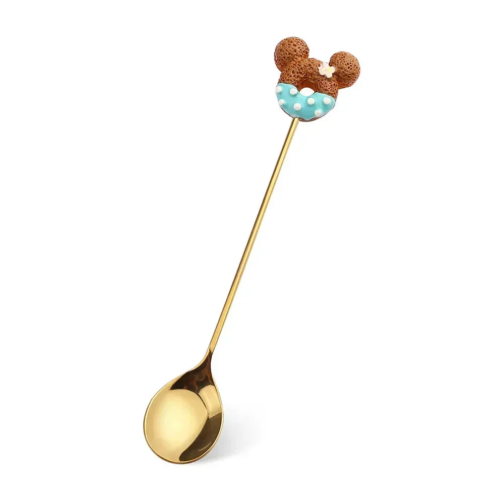 Artisan Sweet Treat Spoons Rainbow Dessert Fork & Spoon Gift Set