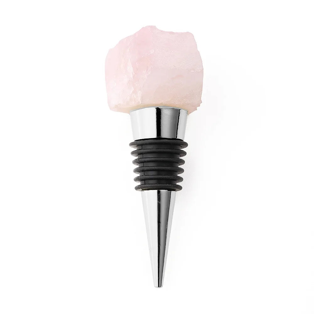 The Gem Stopper Irregular Quartz Crystal Wine Cork for Bars & Gifts