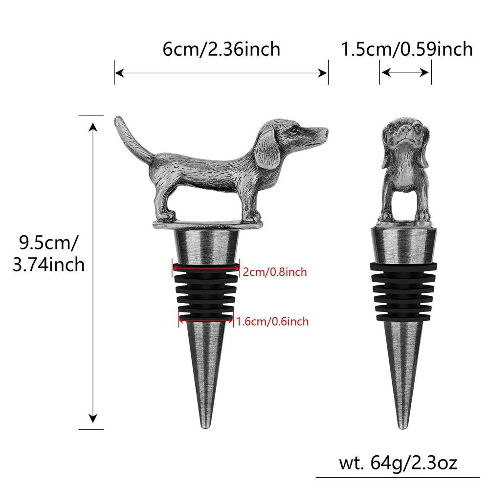 Paws & Pour  Luxury Pet Bottle Stoppers for Wine Lovers