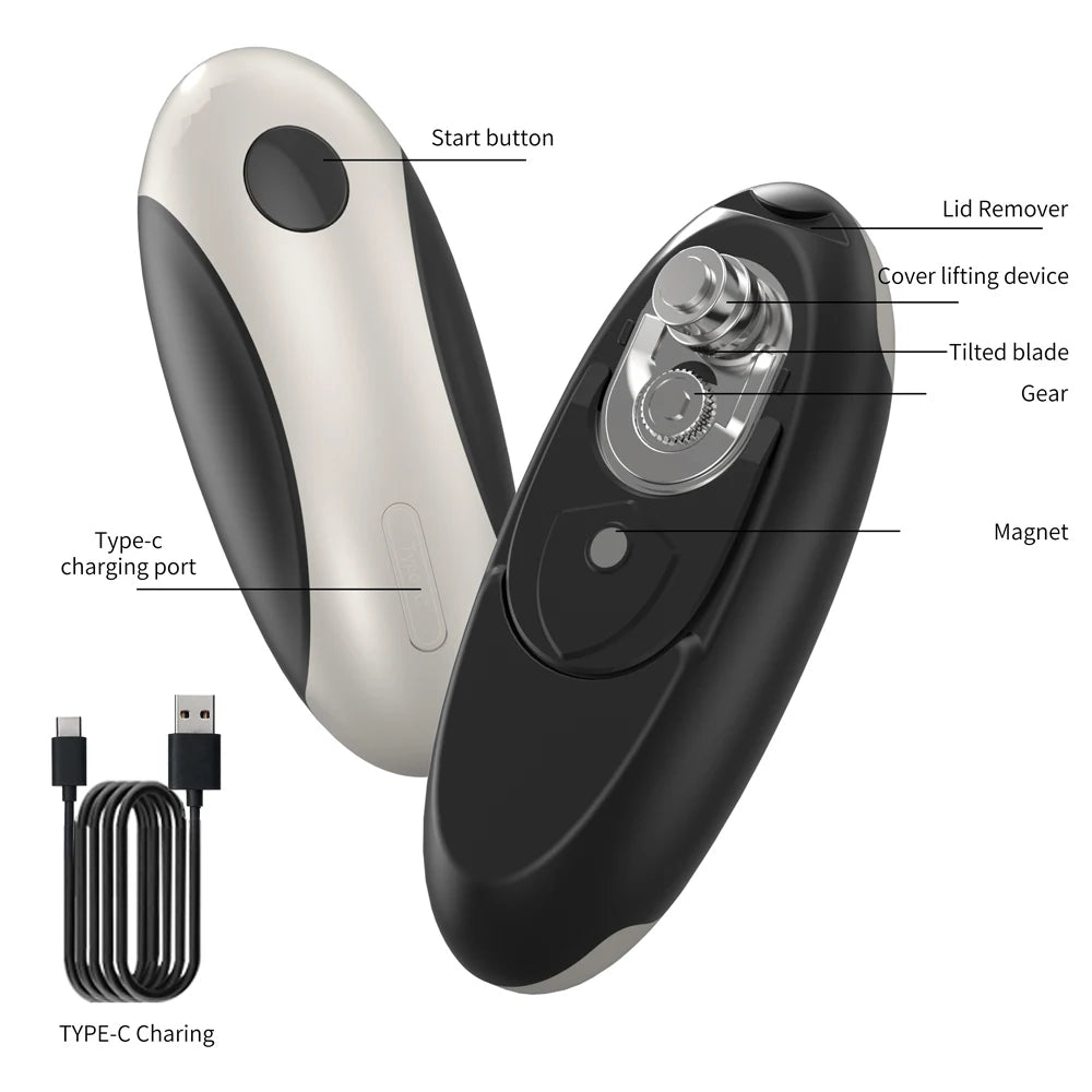 Effortless Edge  Automatic Can Opener with USB Charging