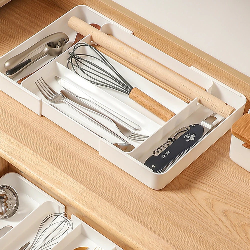 Expandable Cutlery & Drawer Organiser with 5 Compartments