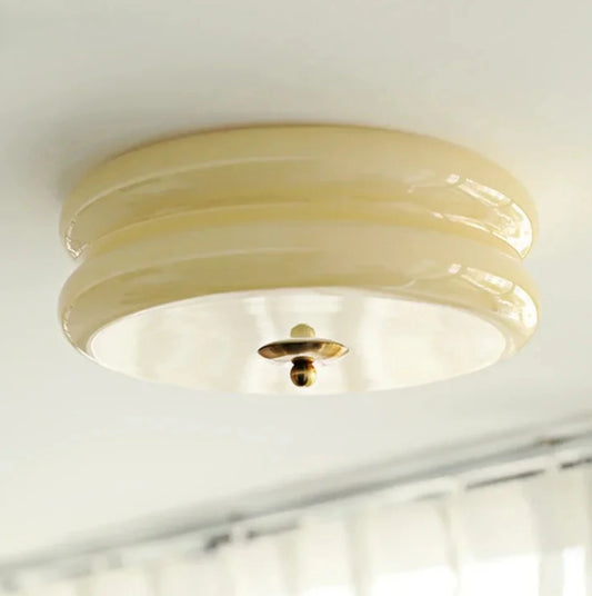 Glass ceiling light