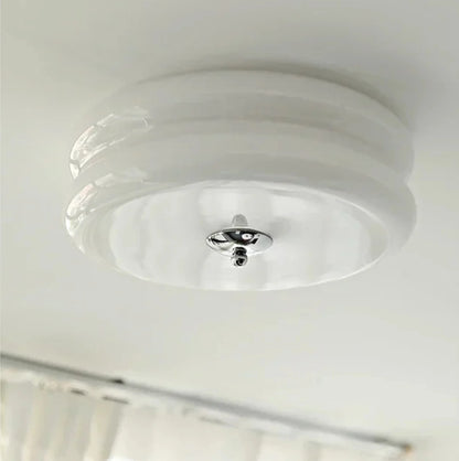 Flush ceiling light glass