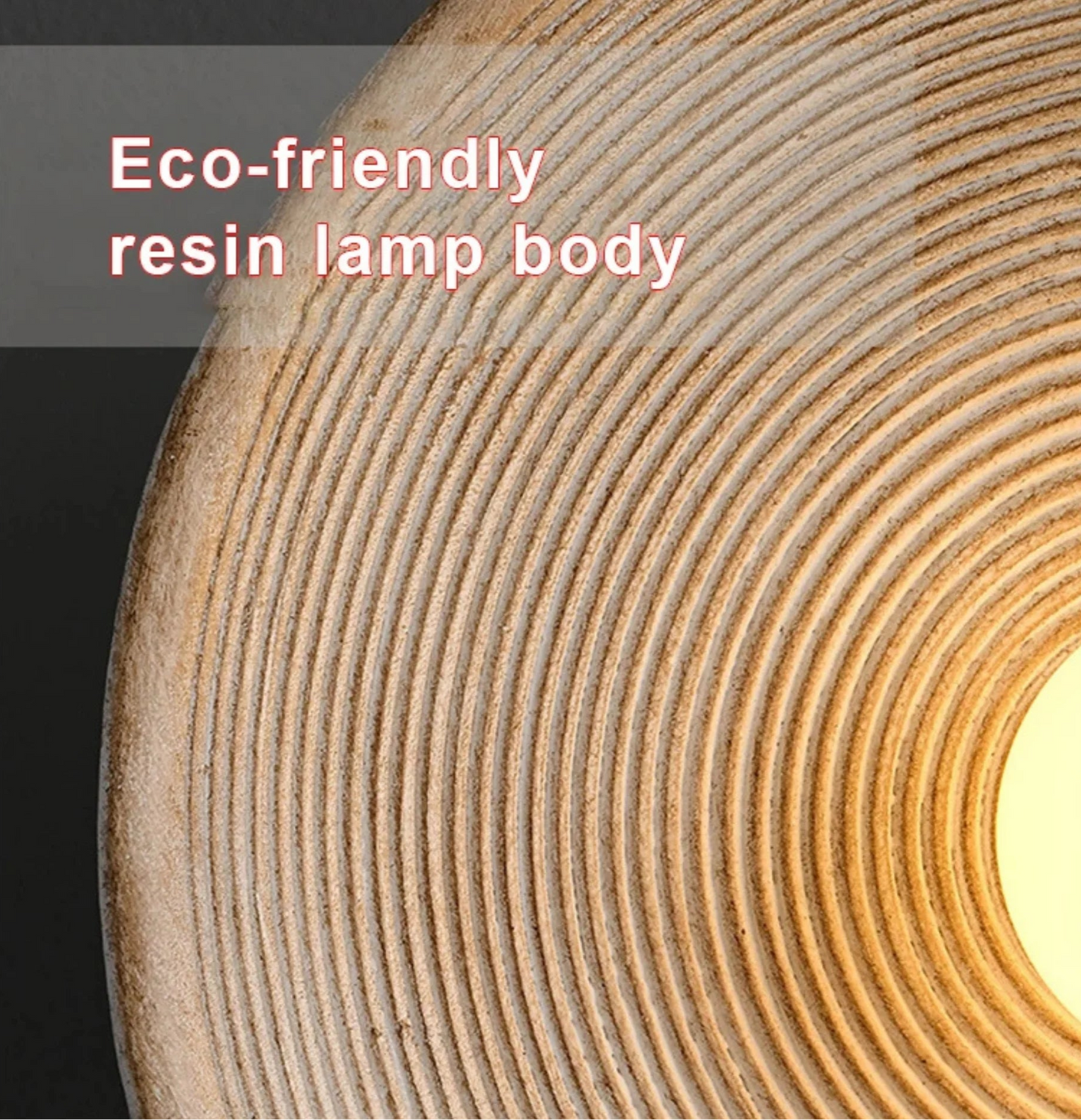 eco-friendly resin wall lamp